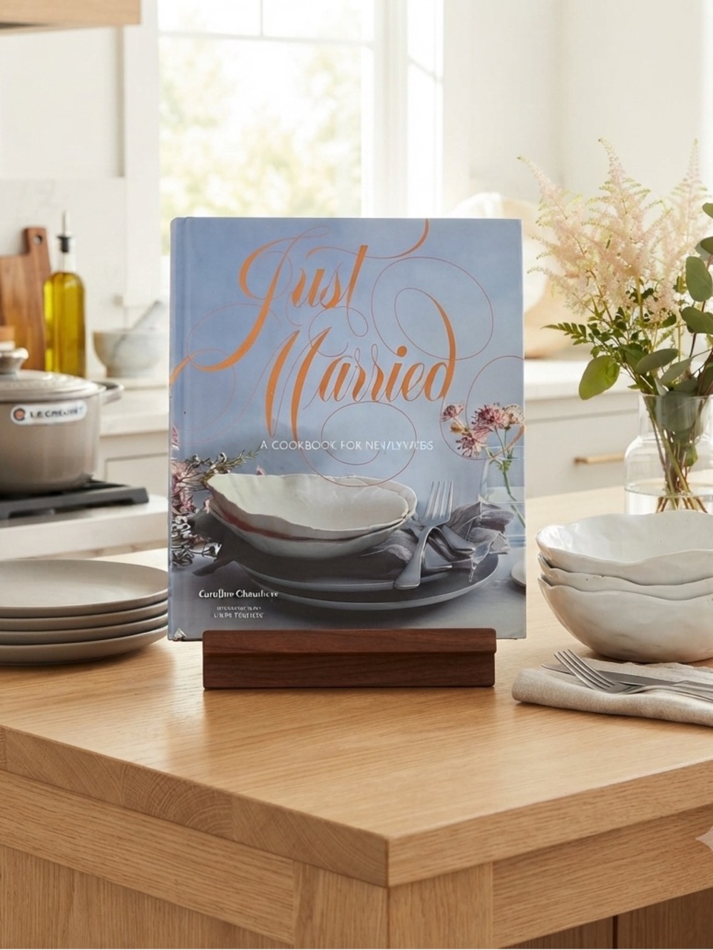Vintage Just Married Cookbook for Newlyweds